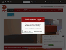 Tablet Screenshot of jaga.co.uk